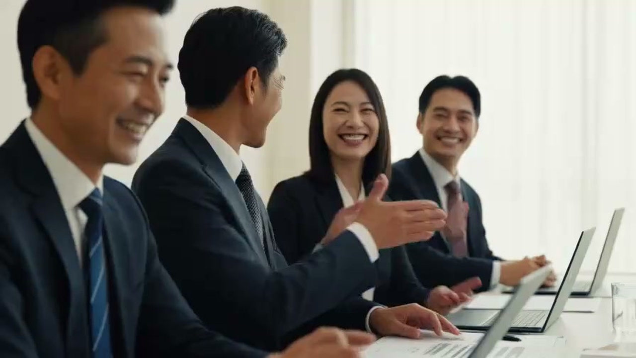 明るい会議室で契約締結に成功し握手するビジネスリーダーたちのスナップ